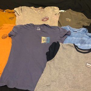 Surf T Shirts Bundle - Katin, Brixton, Friend or Faux, Billabong